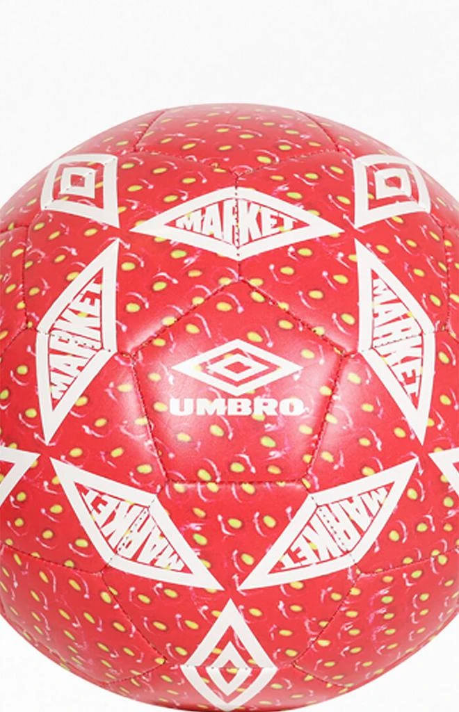 Umbro x Market Studios Red Soccer Ball 2
