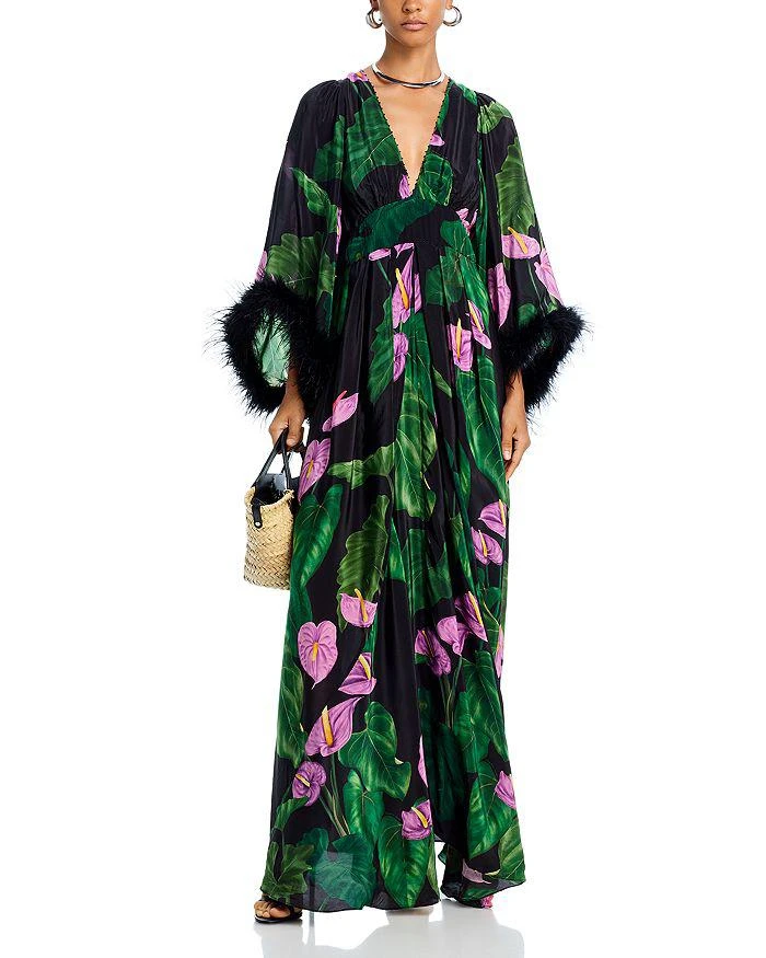 Farm Rio Anthurium Caftan 3