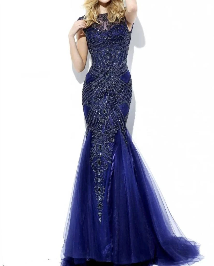 Sherri Hill Sherri Hill - Beaded Mermaid Gown