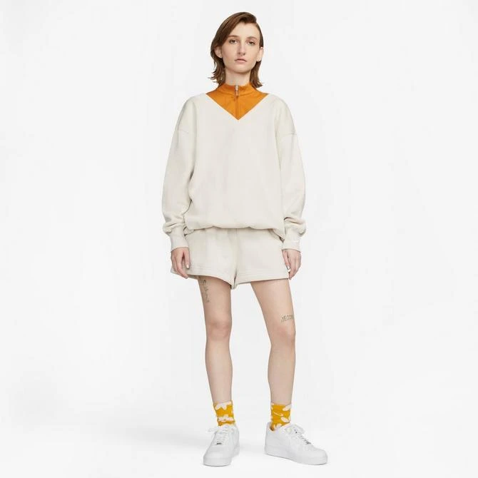 NIKE Women's Nike Sportswear Phoenix Fleece Oversized V-Neck Sweatshirt 3
