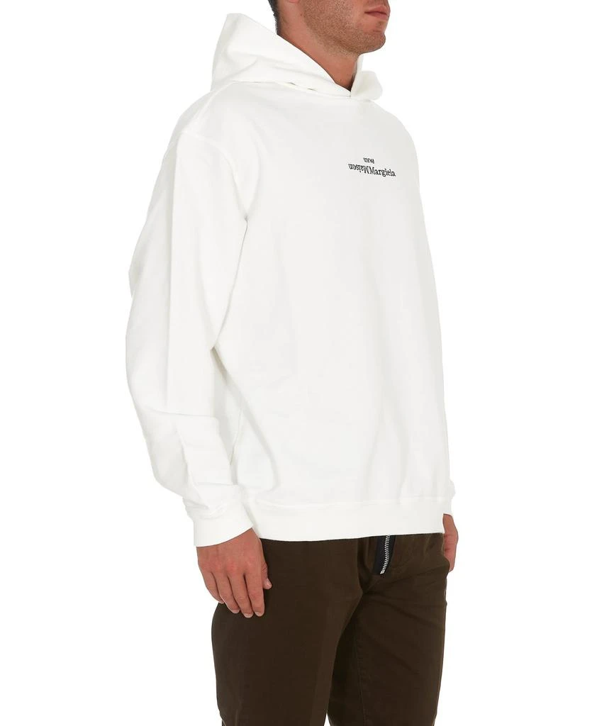 MAISON MARGIELA Maison Margiela Logo Embroidered Hoodie 2