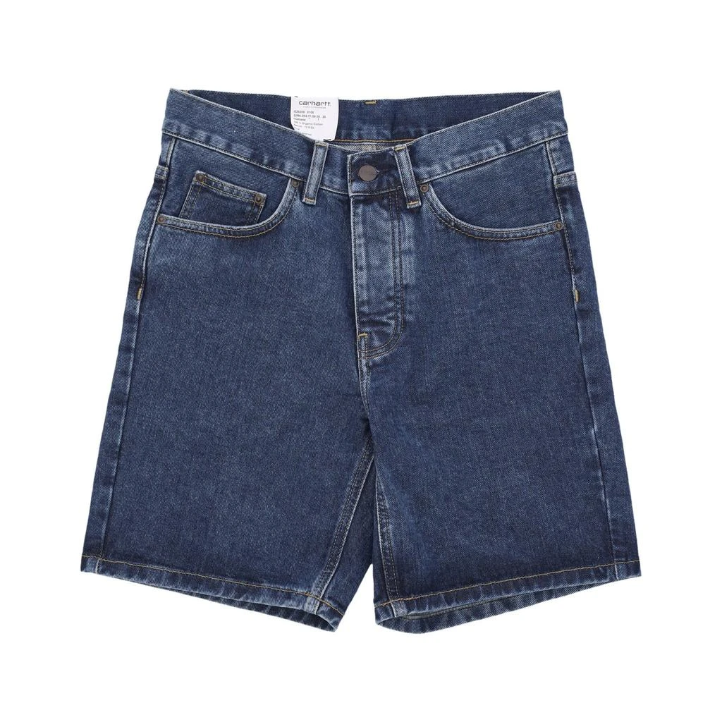 Carhartt WIP Newel Short Men's Jeans Blue Stone Washed 1