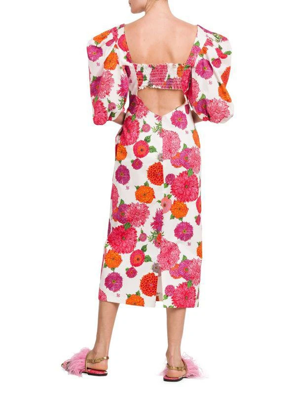 LA DOUBLE J Edition 33 Sizzler Puff-Sleeve Midi-Dress 2