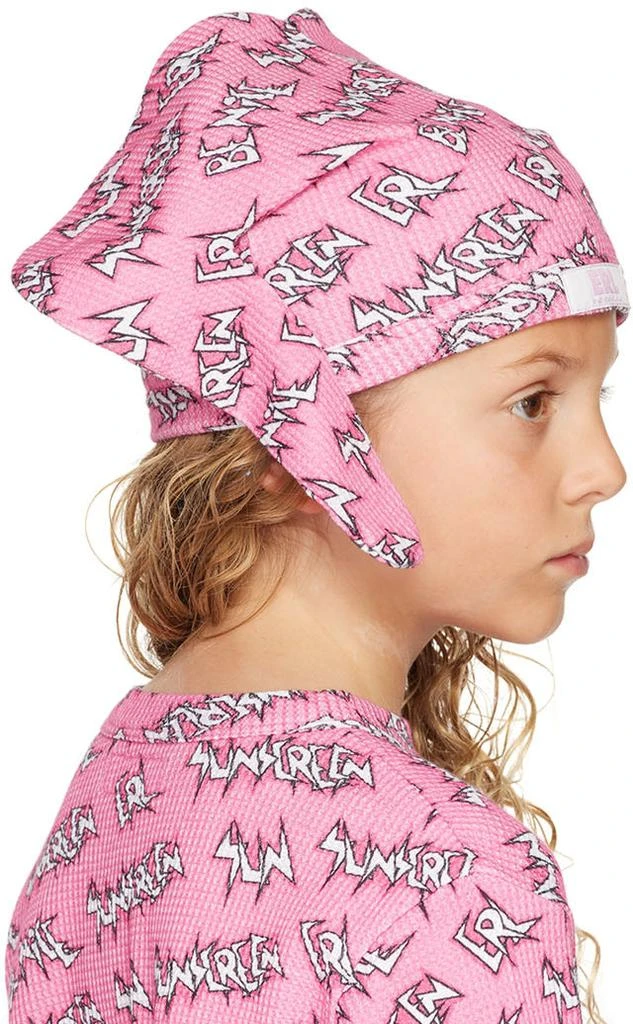 ERL Kids Pink Waffle Hat 3