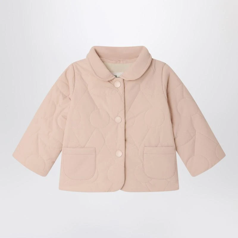 Bonpoint Luno light pink quilted jacket