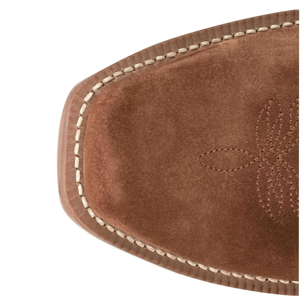 Justin Boots Jimmy Medium Square Toe Embroidered Cowboy Boots 4