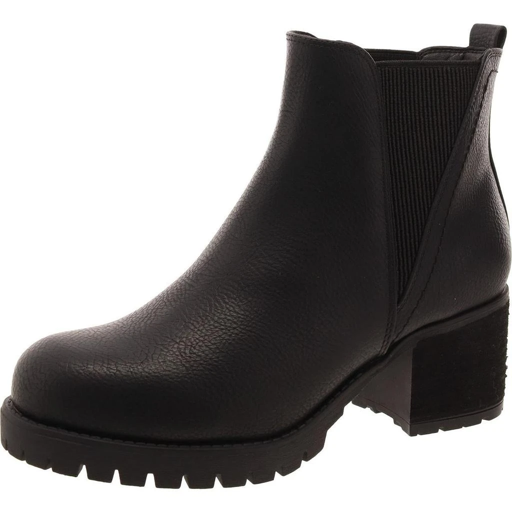 MIA Jody Womens Faux Leather Ankle Chelsea Boots 1
