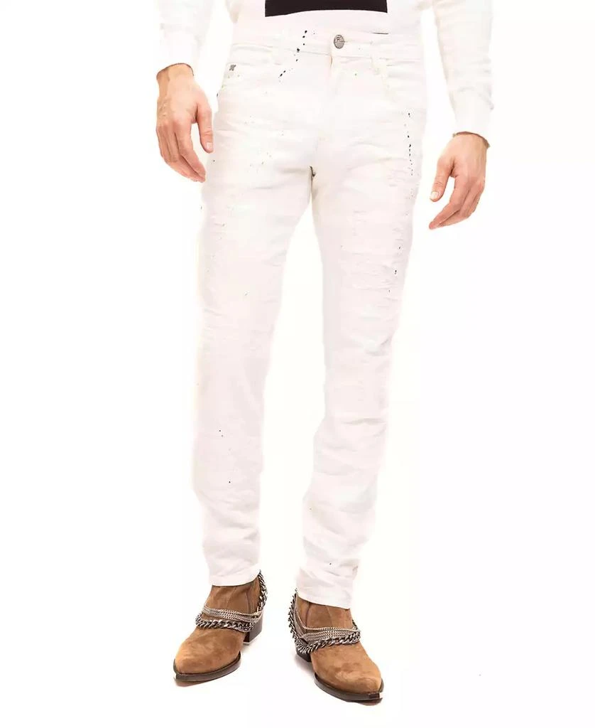 RON TOMSON Men's Modern Painted Denim Jeans 3