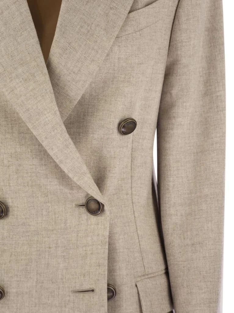 Brunello Cucinelli Brunello Cucinelli Double-Breasted Tailored Blazer 4