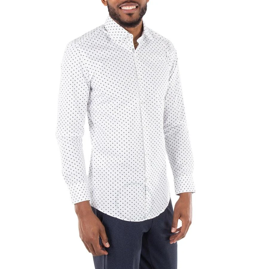 Hugo Boss Hugo Boss Printed Cotton Poplin Slim-Fit Shirt, Brand Size 40 (Neck Size 15.7") 2