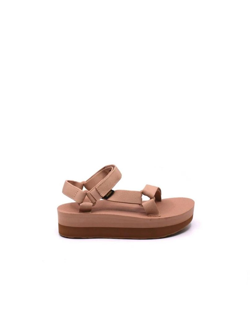 Teva Women's Flatform Universal Sandal In Maple Sugar/lion 2