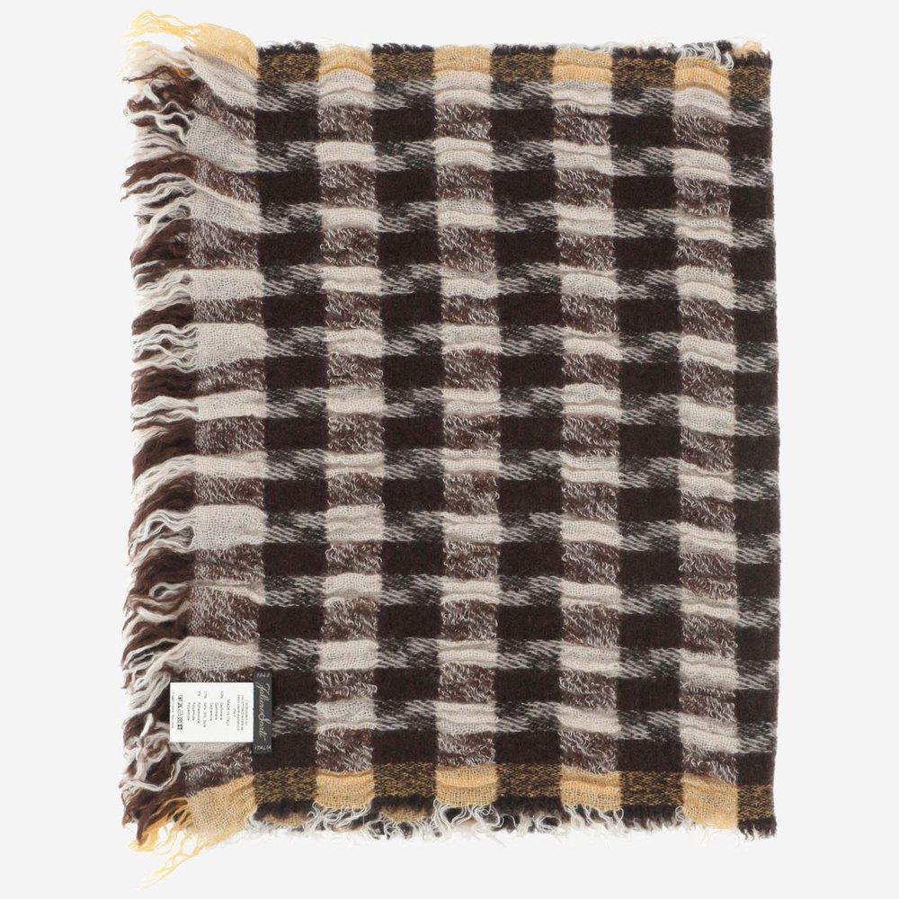 Faliero Sarti Faliero Sarti Checkered Fringe Scarf