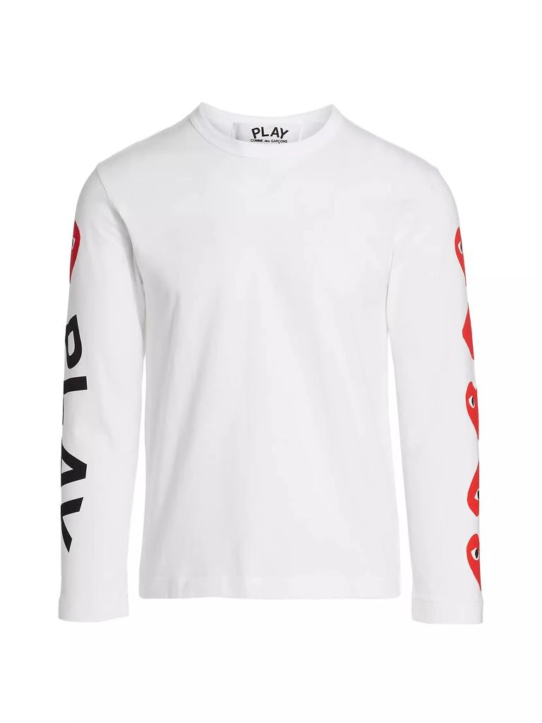 Comme des Garcons Multi-Heart Long-Sleeve T-Shirt 1