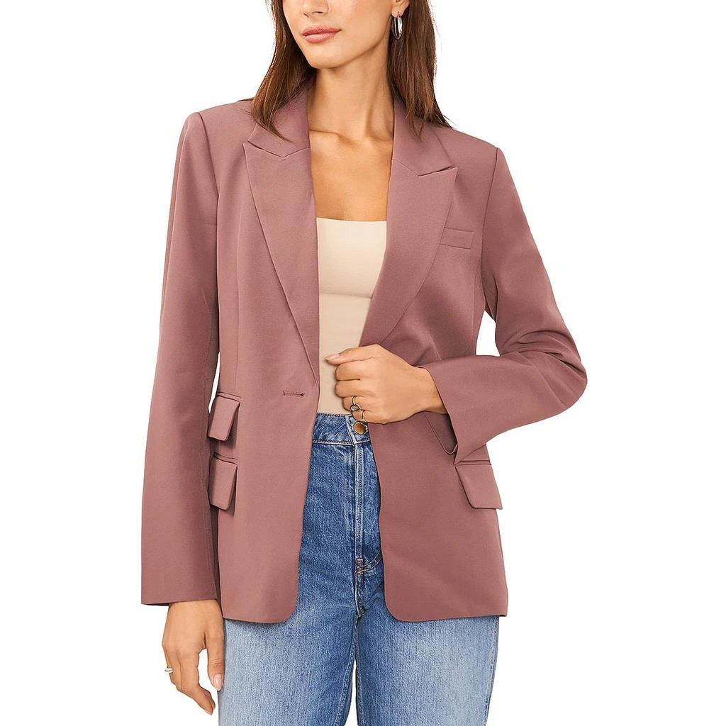 1. State Womens Crepe One-Button Blazer 3