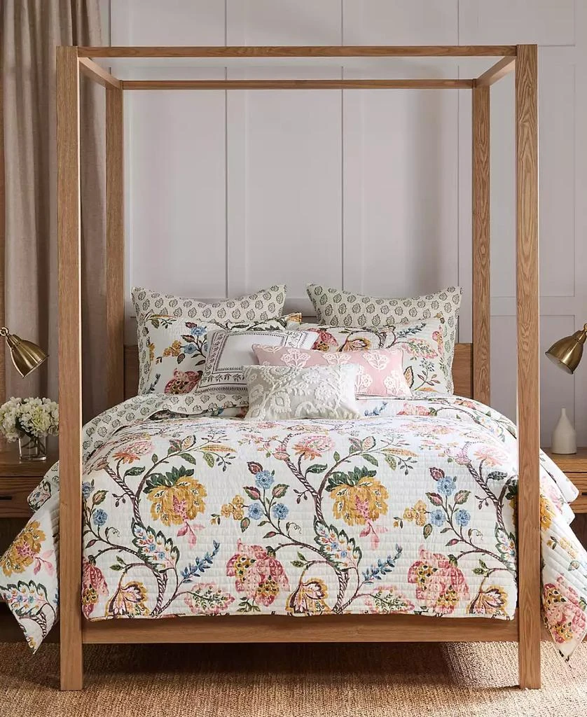 Levtex Home Maileen Embroidered Decorative Pillow, 18" x 18" 3