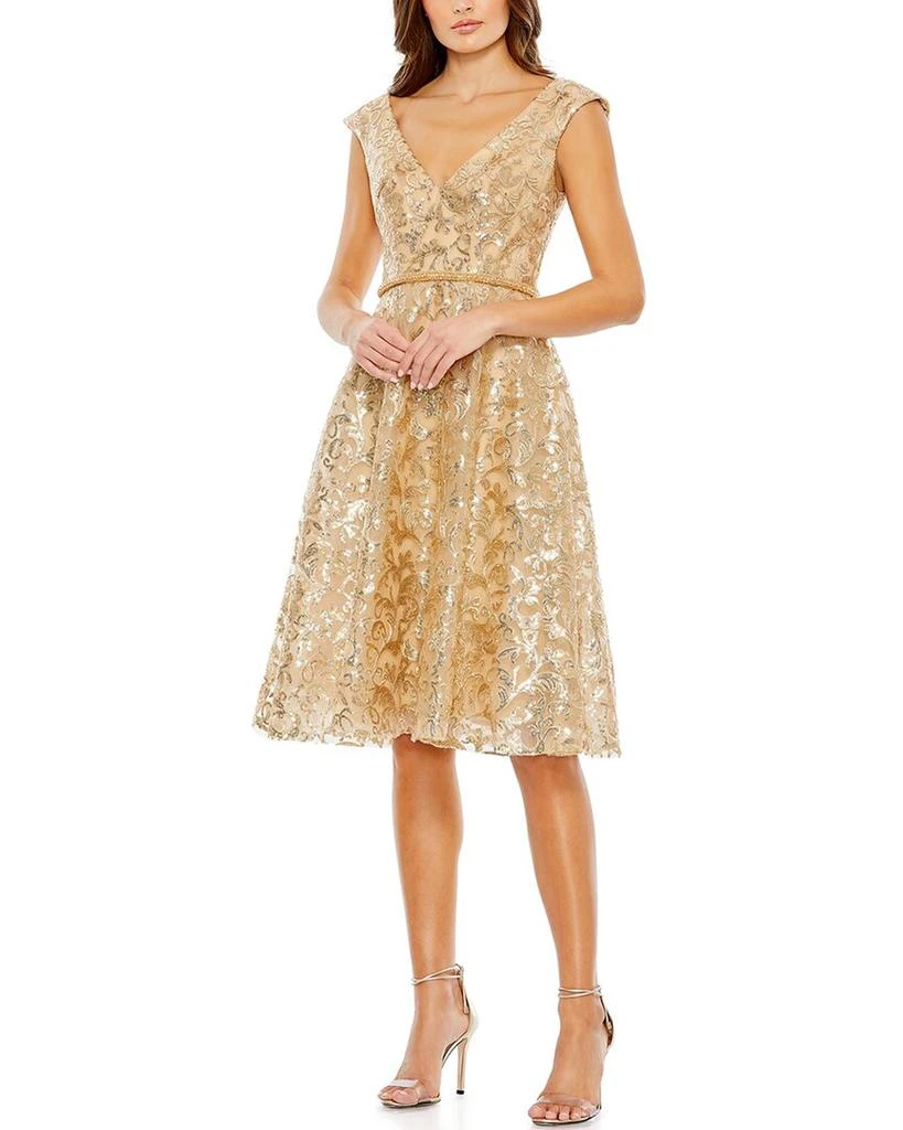 Mac Duggal - Beaded Cocktail Dress main image 0