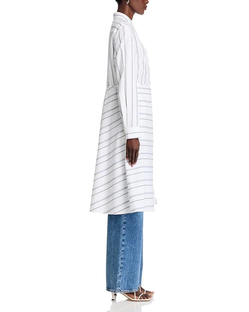 ROSETTA GETTY Asymmetric Apron Shirt Dress 5
