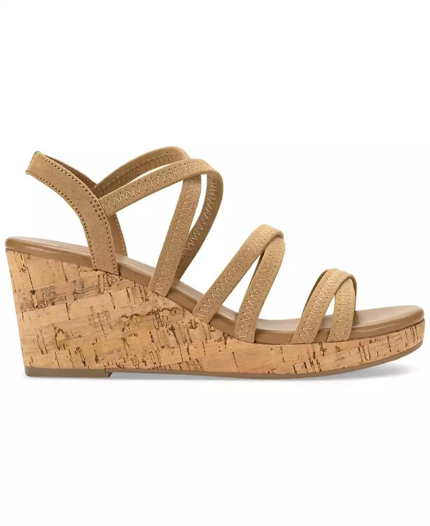 Style & Co Women's Arloo Strappy Elastic Wedge Sandals, Created for Macy's 5