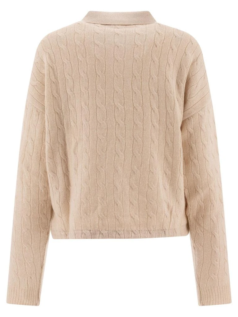 Ralph Lauren Polo Ralph Lauren Pony Embroidered Cable-Knit Polo Shirt 2