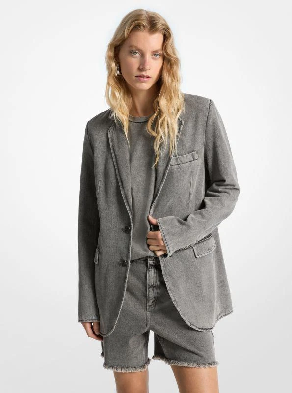 Michael Kors Boyfriend Denim Blazer 1