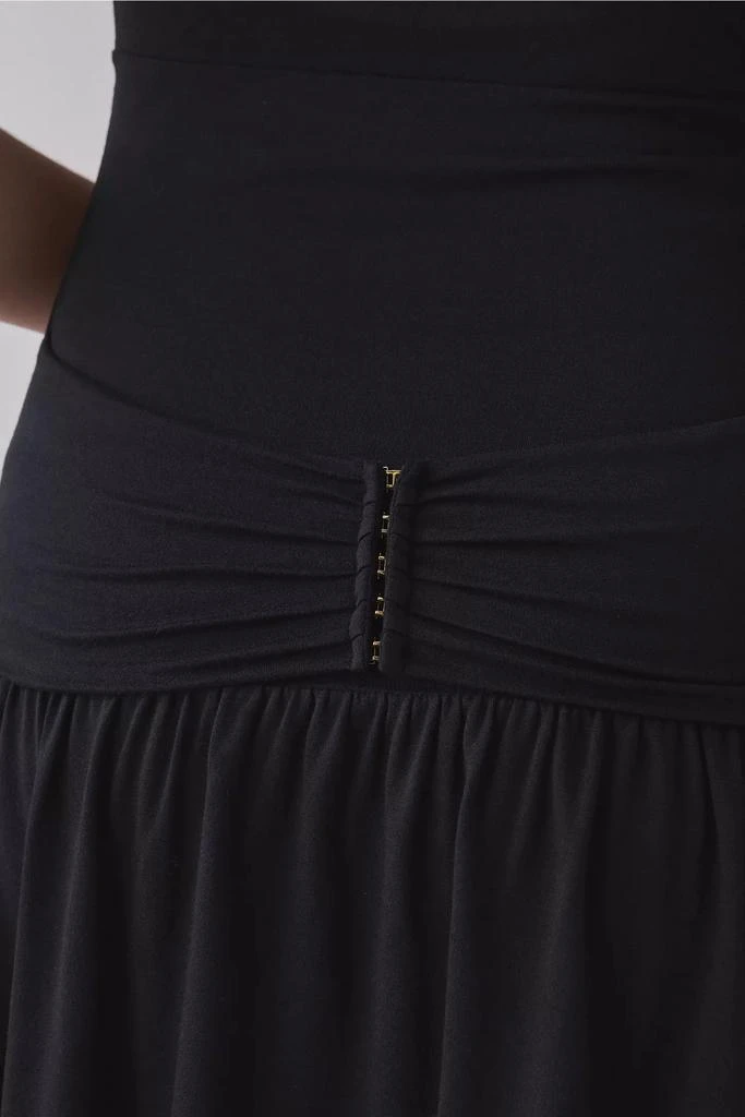 Frankies Bikinis Frankies Bikinis Bowery Plunging Cowl Halter Mini Dress 5