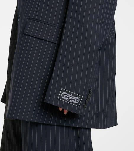 Vetements Pinstripe wool blazer 5