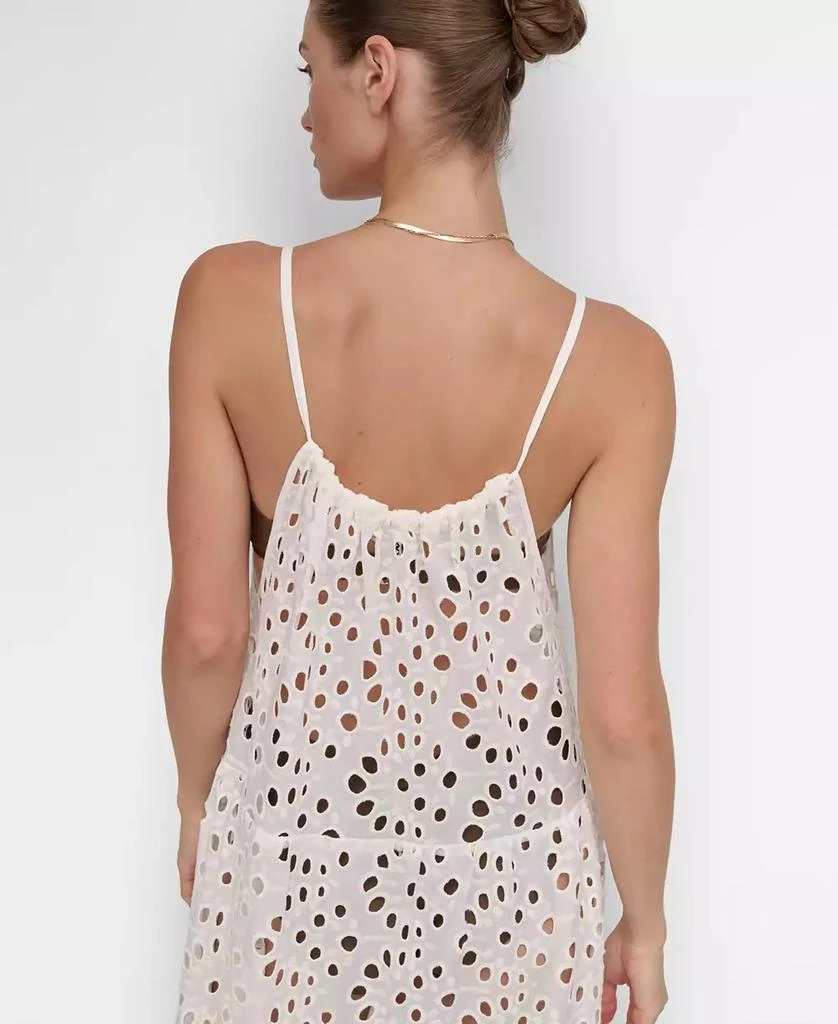 DKNY Women's Tiered Maxi Dress Swim Cover-Up 5