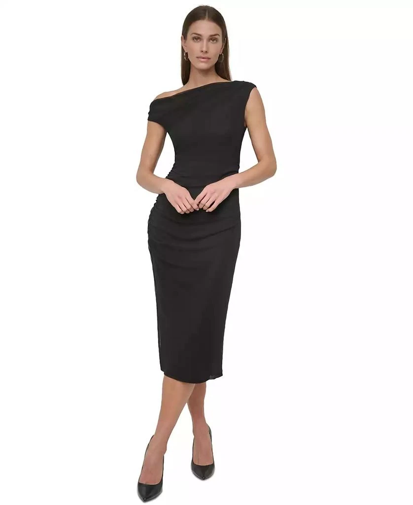 dkny asymmetrical sheath dress Sleeveless Asymmetrical Sheath Dress | Sheath Dress
