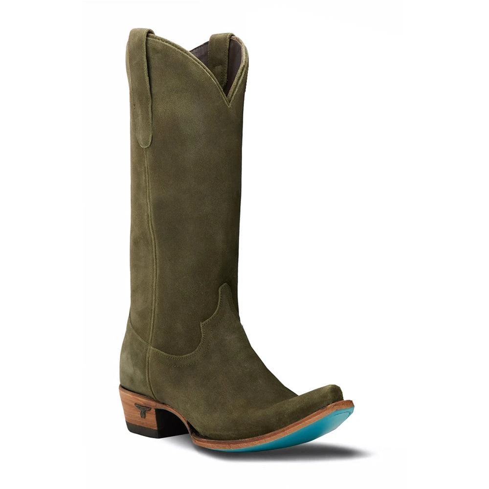 LANE Emma Jane Suede Snip Toe Cowboy Boots 2