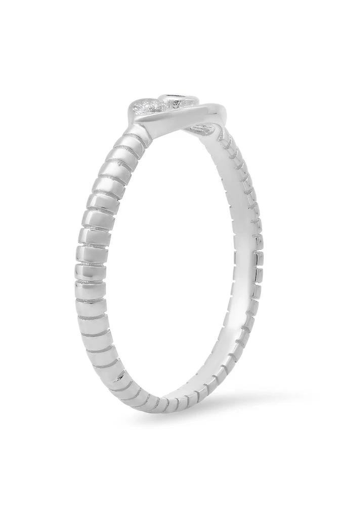 Queen Jewels Sterling Silver Evil Eye CZ Ring 2