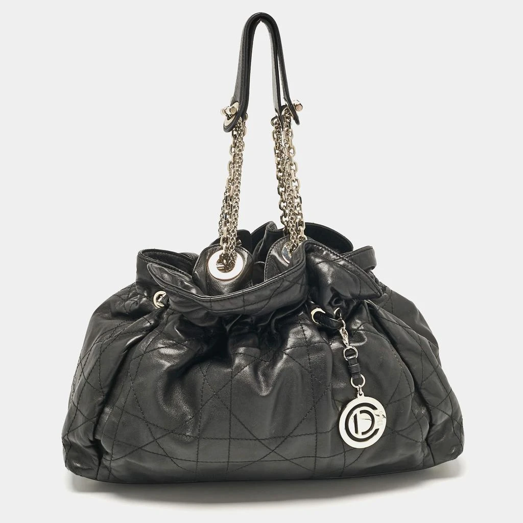 Dior Dior Black Cannage Leather Le Trente Hobo 1