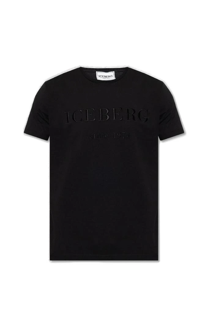 Iceberg Iceberg Heritage Logo Embroidered Crewneck T-Shirt 1