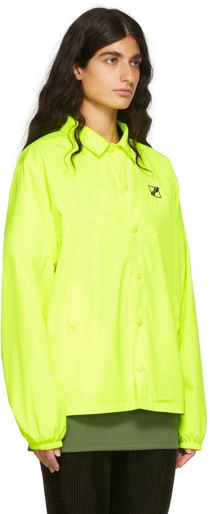 We11done Yellow Polyester Windbreaker Jacket 2