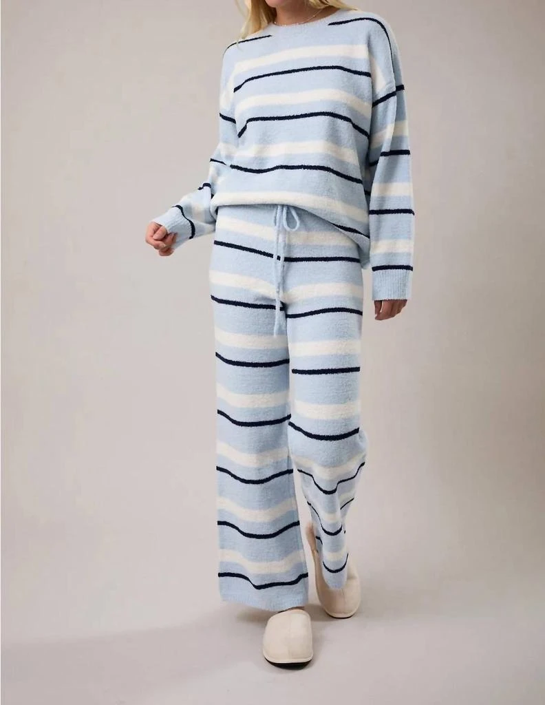 LE LIS Le Lis - Casual Cool Stripe Sweater Two Piece Set