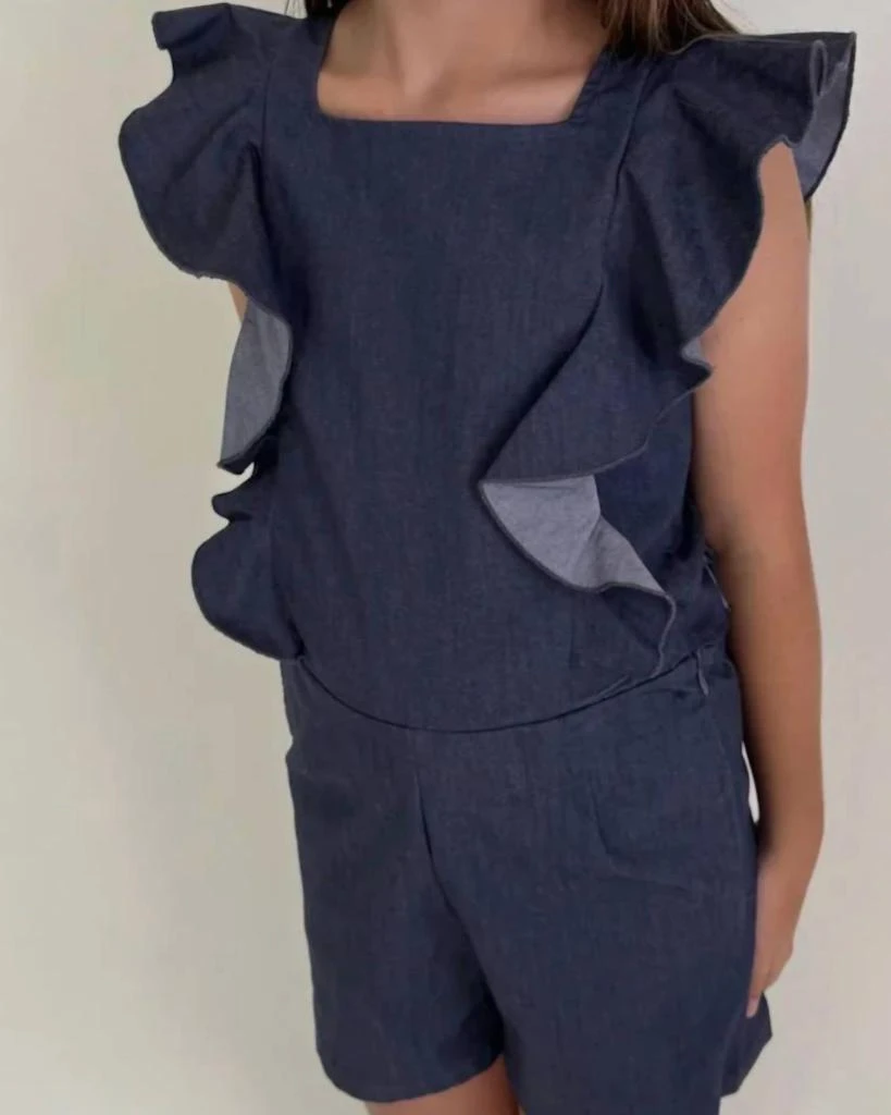 little Olin Little Olin - Girls
 Cut Out Romper