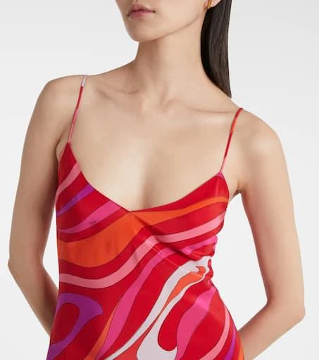 Pucci Marmo silk slip dress 4