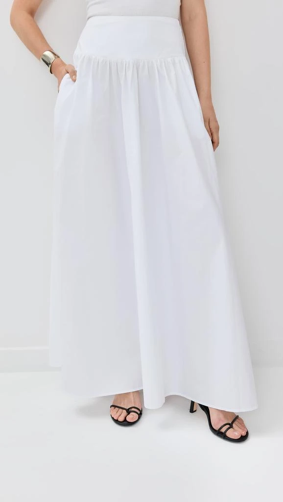 Susana Monaco Poplin Drop Waist Skirt 1