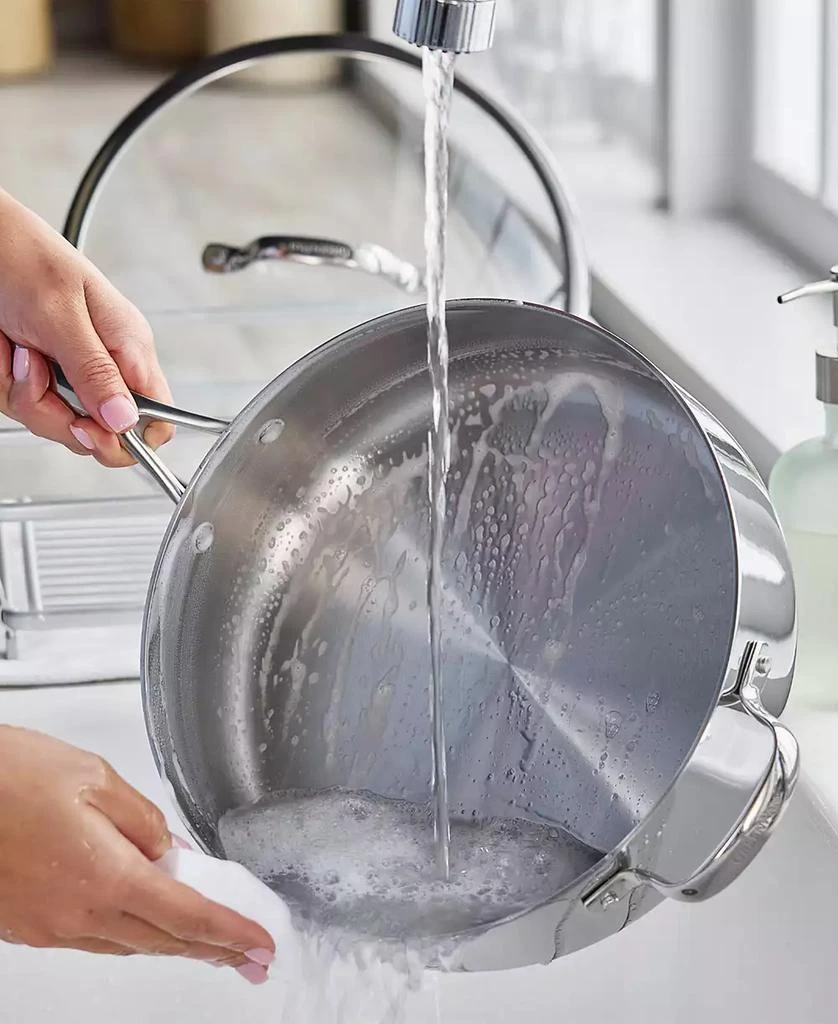 Greenpan Valencia Pro Stainless Steel Uncoated 5-Quart Sauté Pan with Lid 6