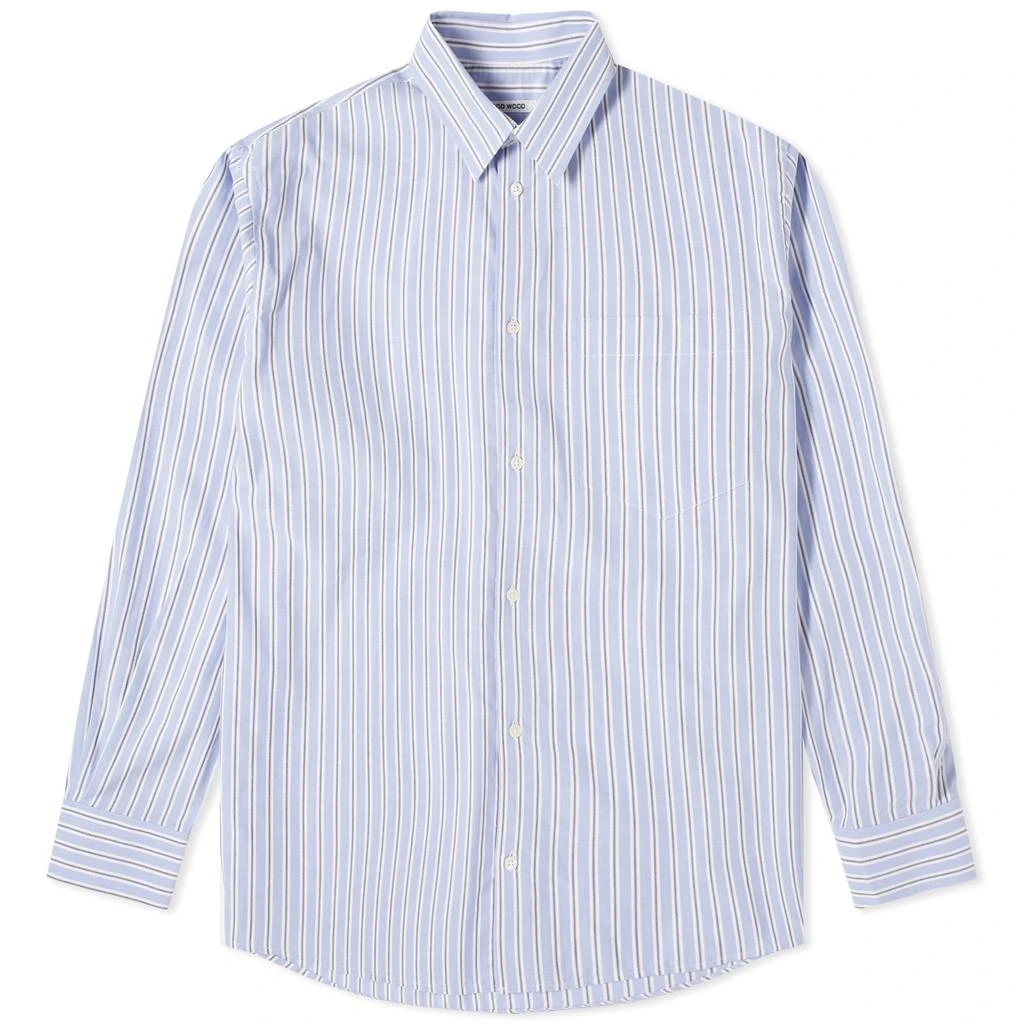 Wood Wood Wood Wood Nico Stripe Shirt 1