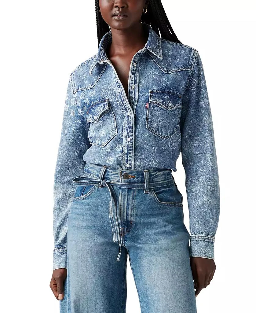 Levi's Women's The Ultimate Western Cotton Denim Shirt 1