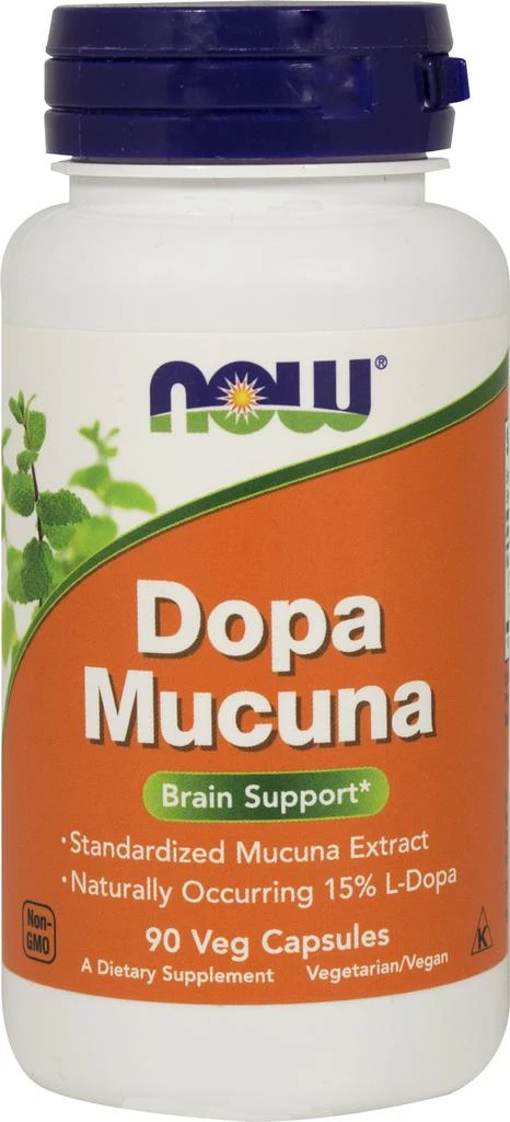 Now Foods DOPA Mucuna 400 mg 90 Vegi Capsules 1