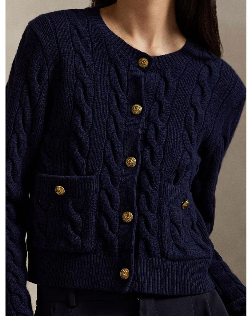 Ralph Lauren Cable Wool Cashmere Cardigan 4