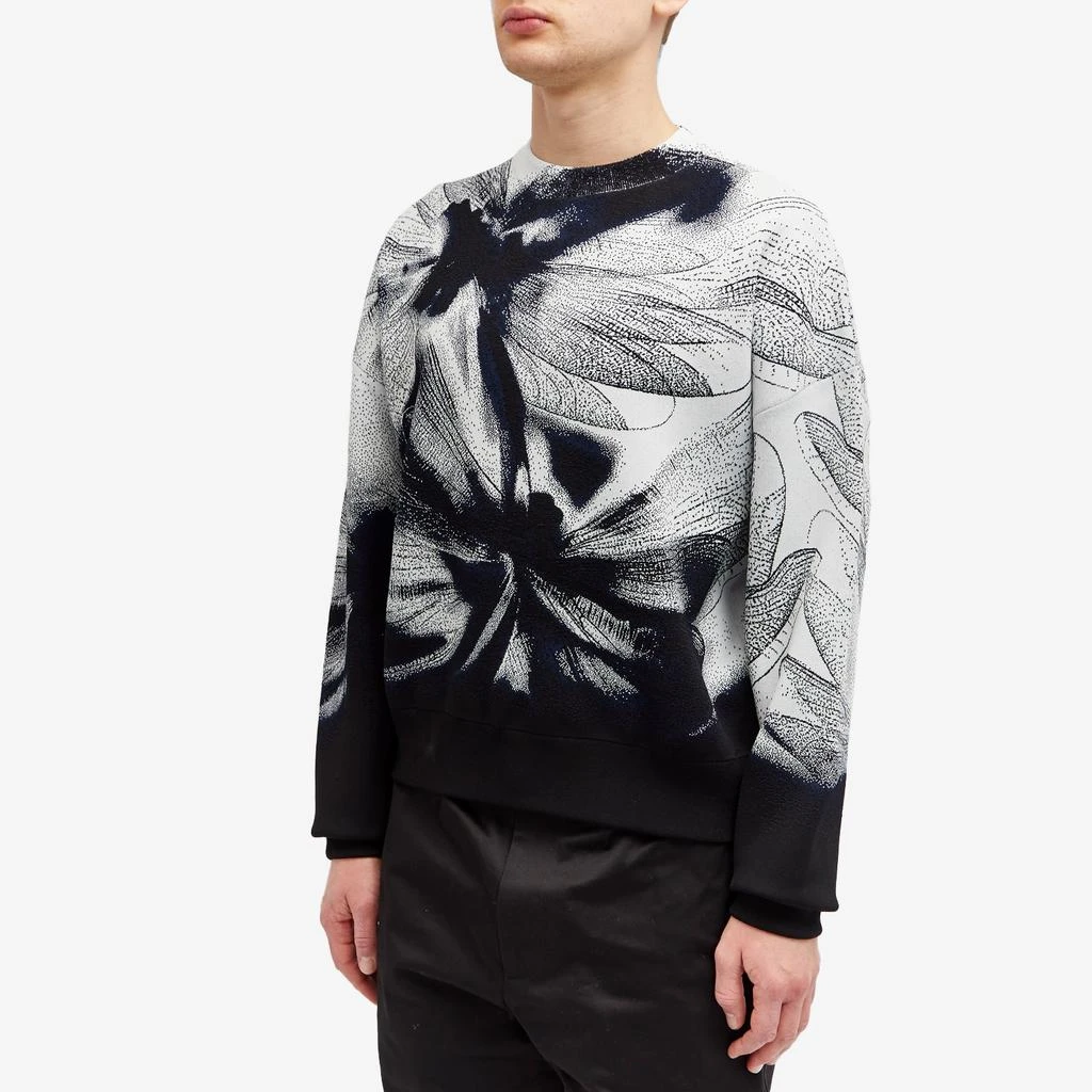 Alexander McQueen Alexander McQueen Jacquard Dragonfly Crew Neck Jumper 2
