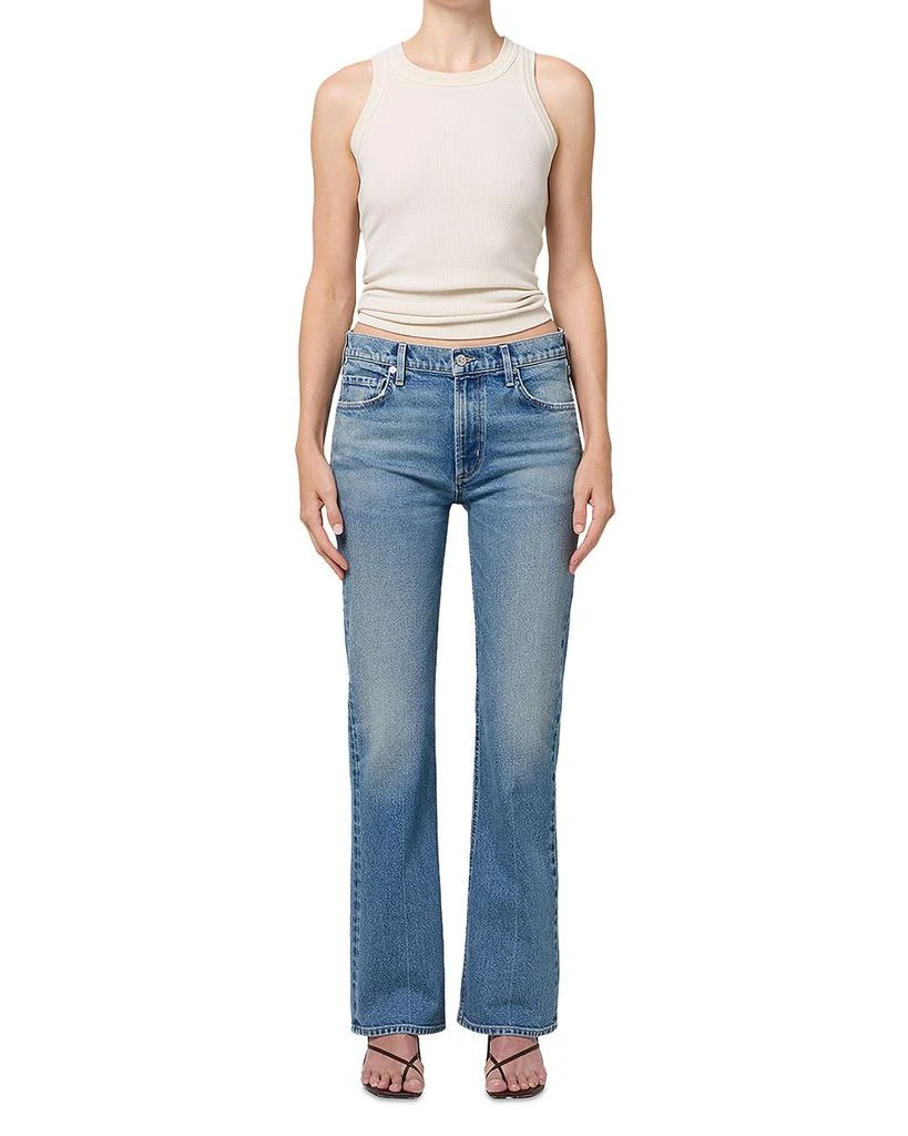 Citizens of Humanity Genova Low Slung Bootcut Jeans in Clairo 9