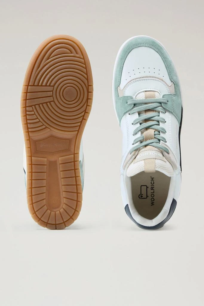 WO-FOOTWEAR Classic Basketball Sneakers in Suede - Men - White 4