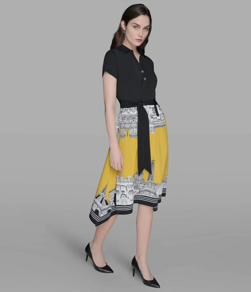 Karl Lagerfeld Paris PARIS SCENE SHIRT DRESS 3