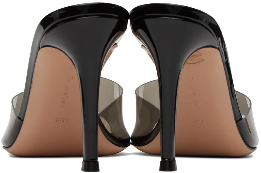 Gianvito Rossi Black Elle 85 Mules 2