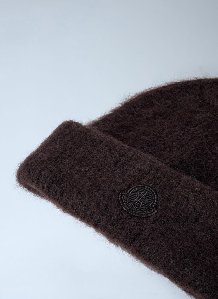 Moncler Logo Motif Beanie Hat