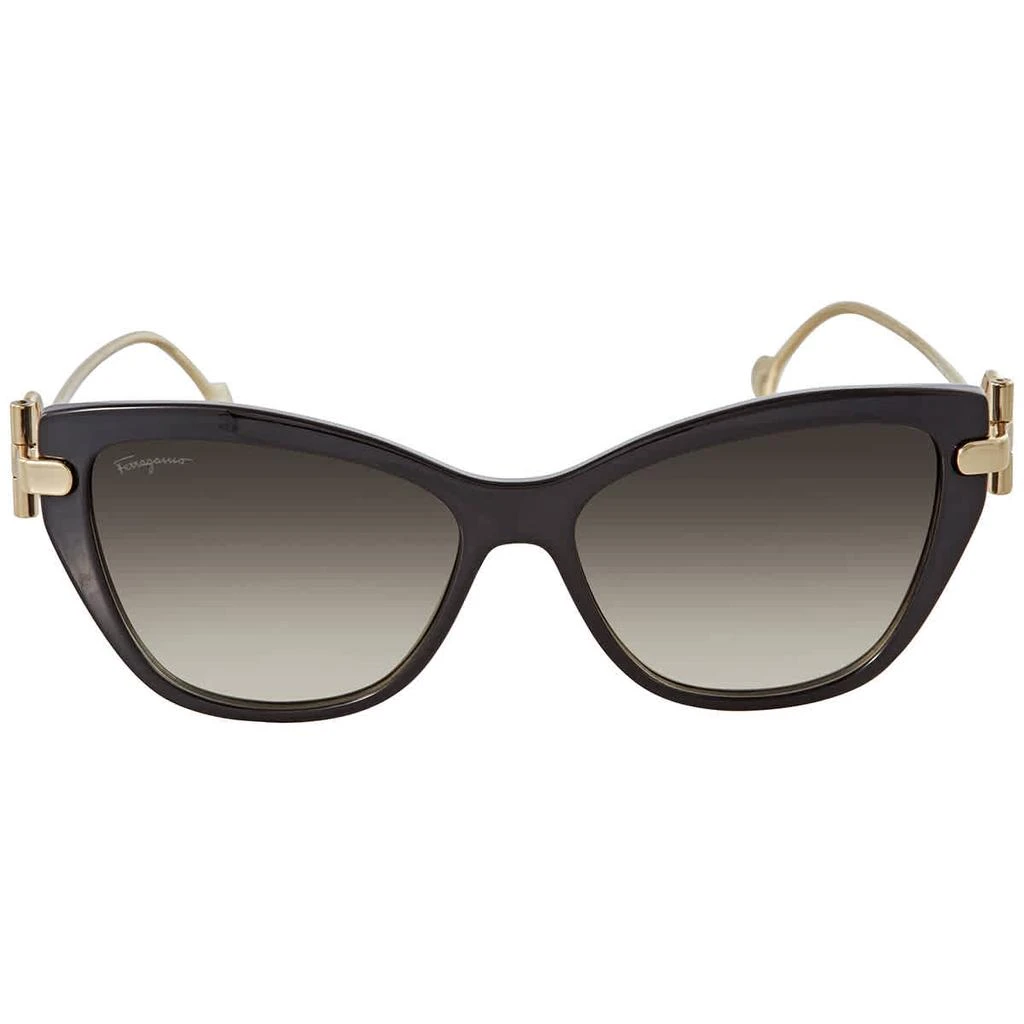 Ferragamo Black Cat Eye Ladies Sunglasses SF928S 001 55 – On 