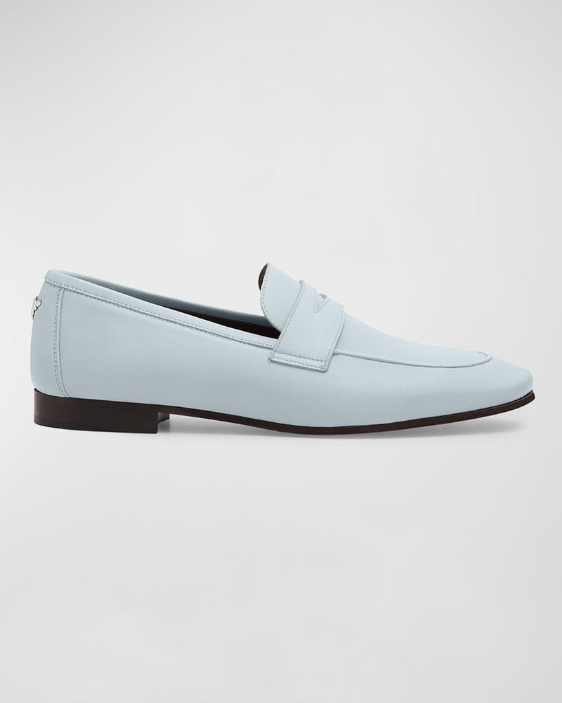 Bougeotte Leather Flat Penny Loafers